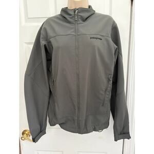 Patagonia Men’s M Polartec Windbloc Softshell Jacket Gray Full Zip Hiking Coat